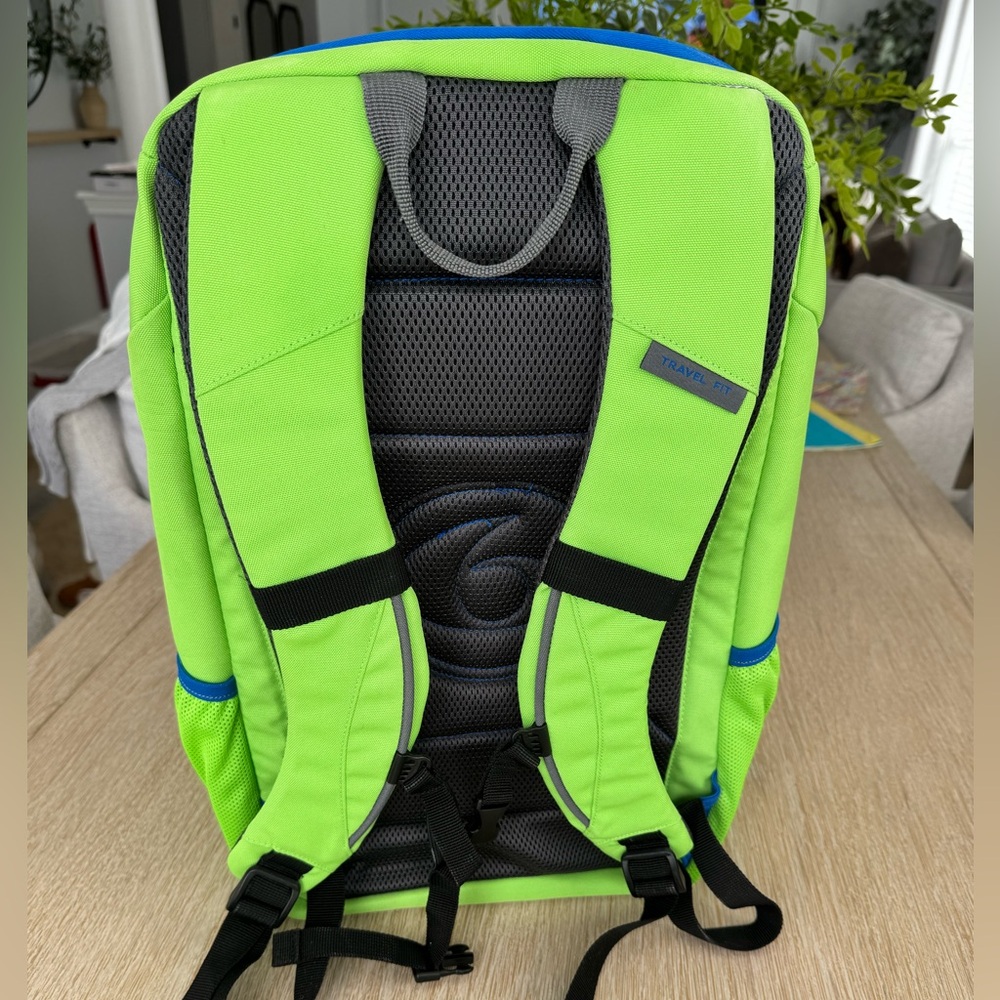 6 PACK FITNESS EXPEDITION BACKPACK Bag MEAL MANAGEMENT SIX PACK Neon Green - Picture 3 of 7